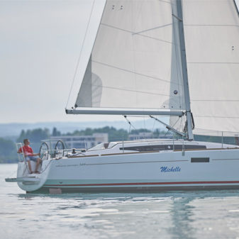 Jeanneau Sun Odyssey 349 sailboat charter | Füredyacht Charter